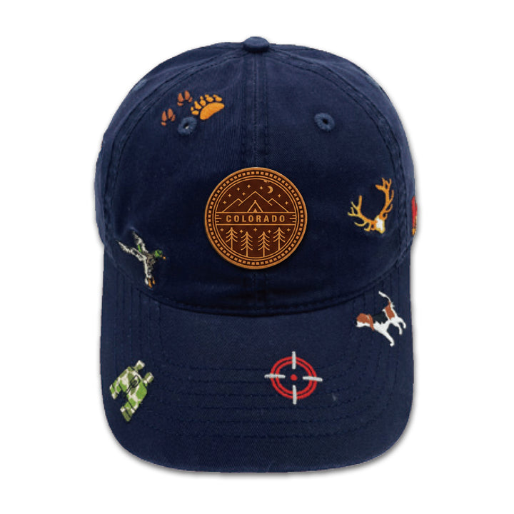 Colorado Wildlife Adventure Embroidered Baseball Cap