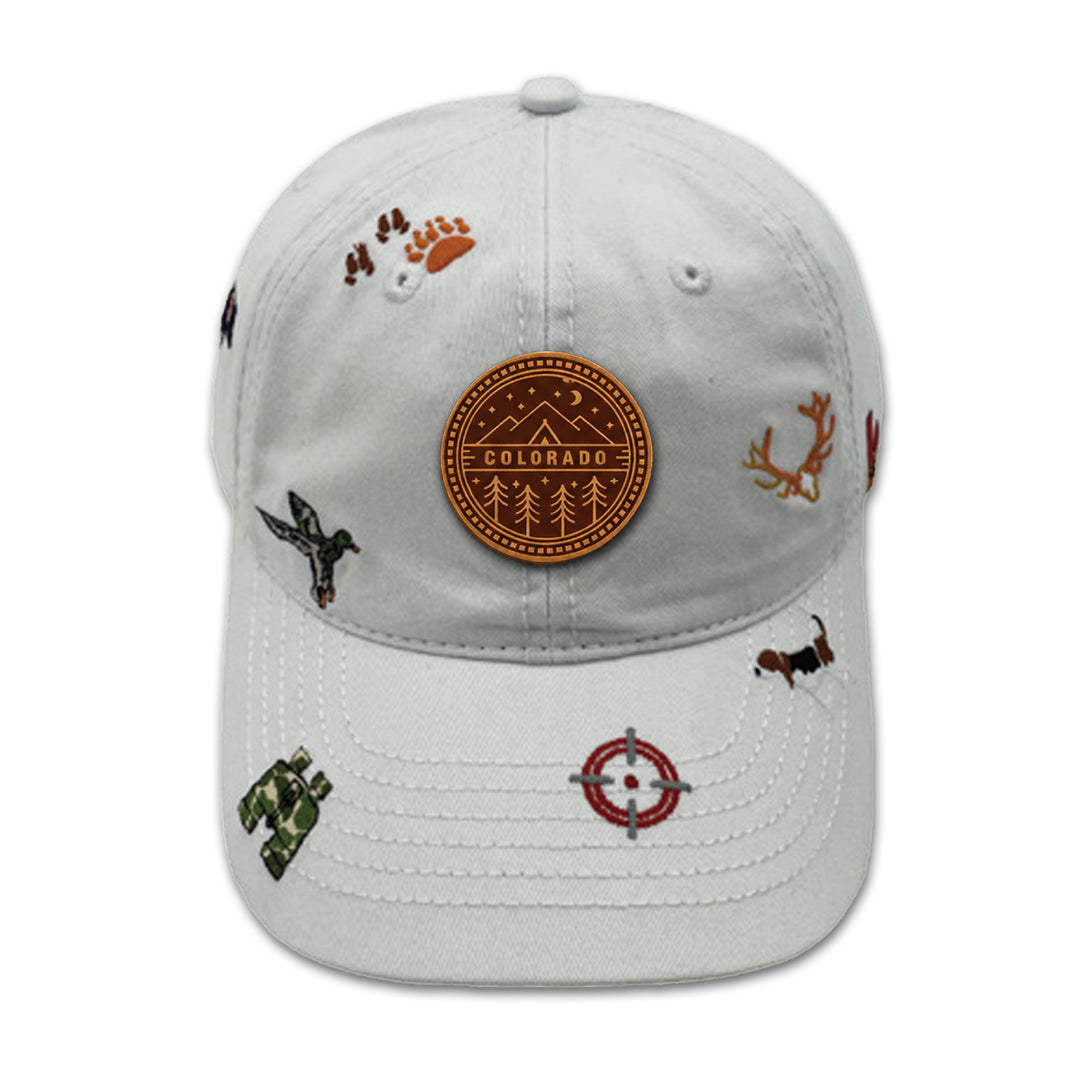 Colorado Wildlife Adventure Embroidered Baseball Cap