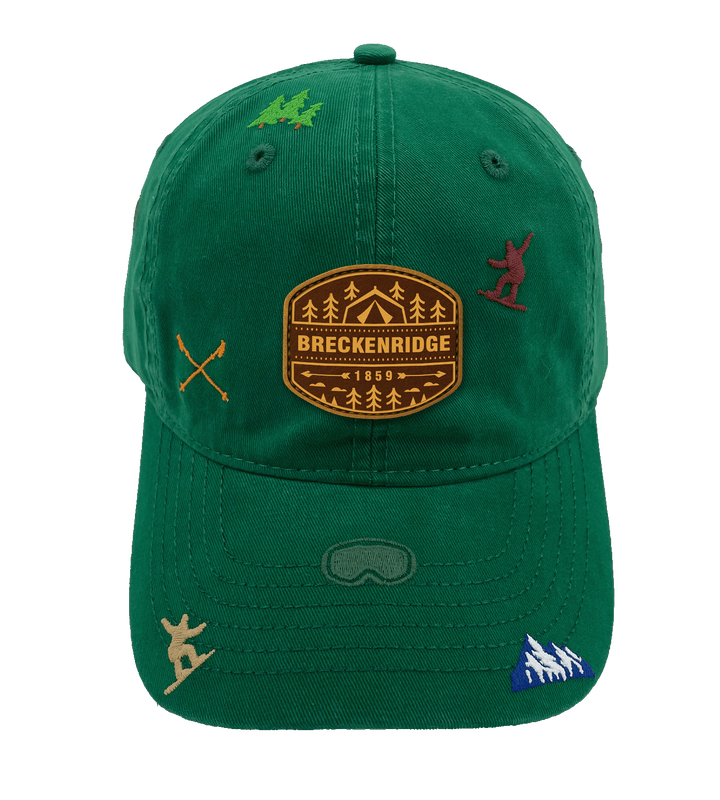 Breckenridge Colorado Ski Adventure Baseball Cap