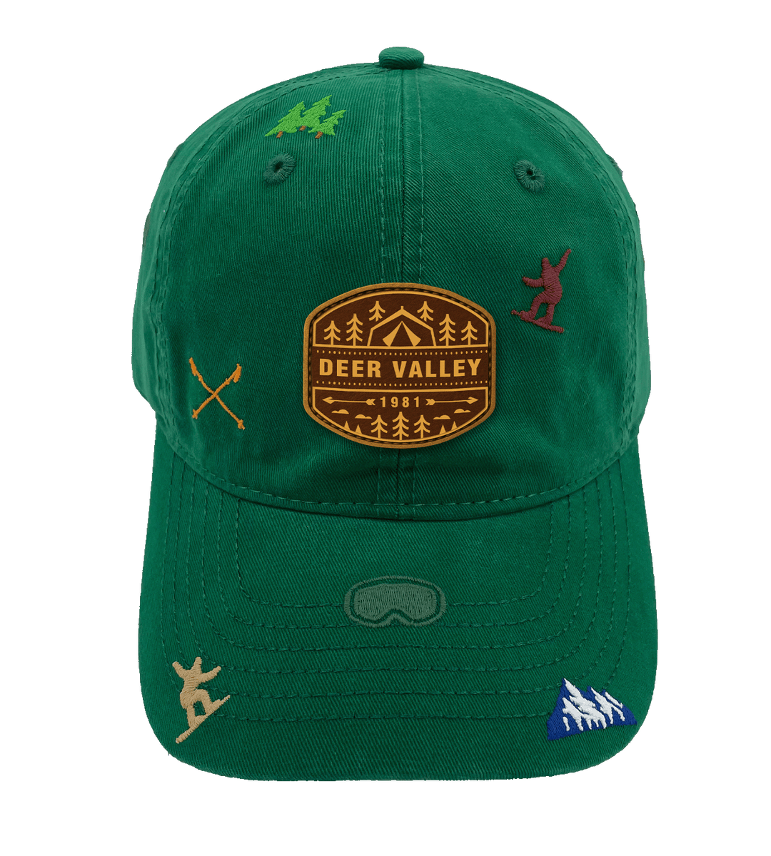 Deer Valley Utah Ski Adventure Baseball Cap