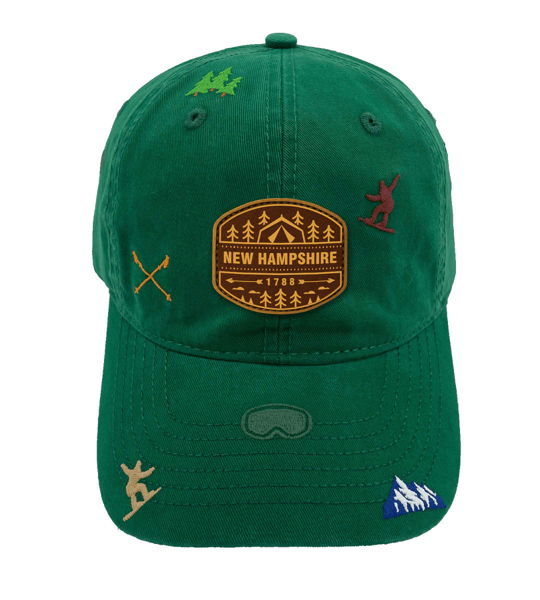 New Hampshire Ski Adventure Baseball Cap