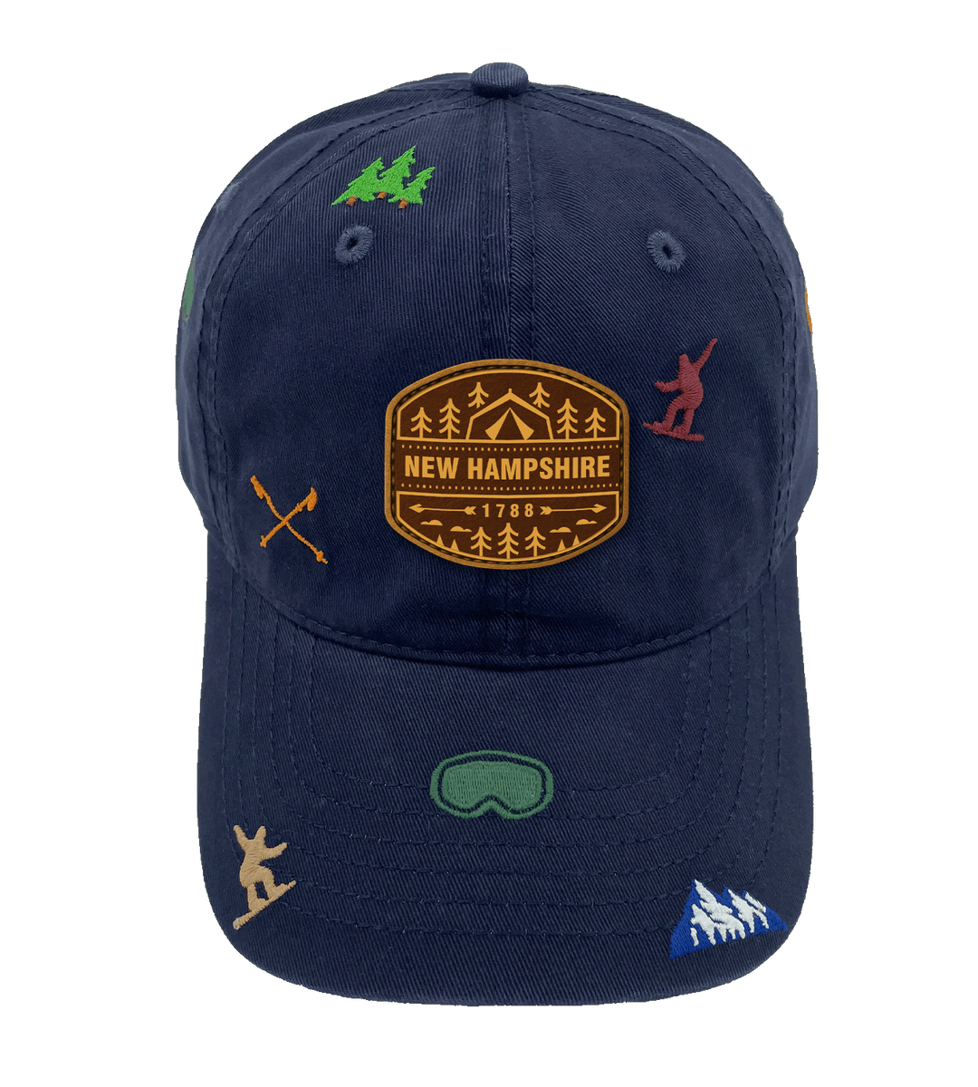 New Hampshire Ski Adventure Baseball Cap