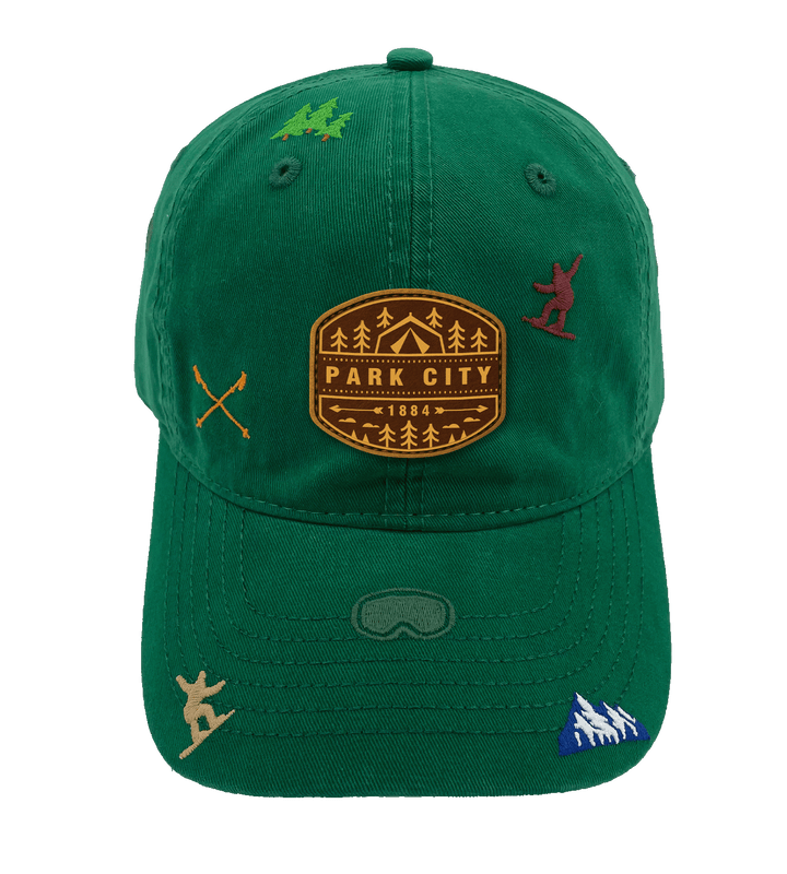 Park City Utah Ski Adventure Baseball Cap
