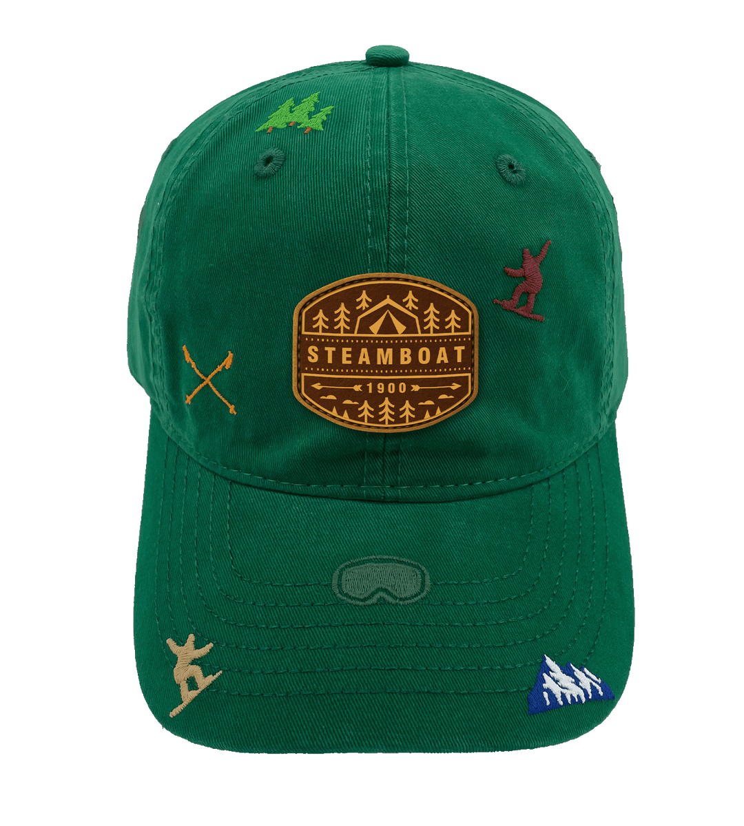 Steamboat Colorado Ski Adventure Baseball Cap