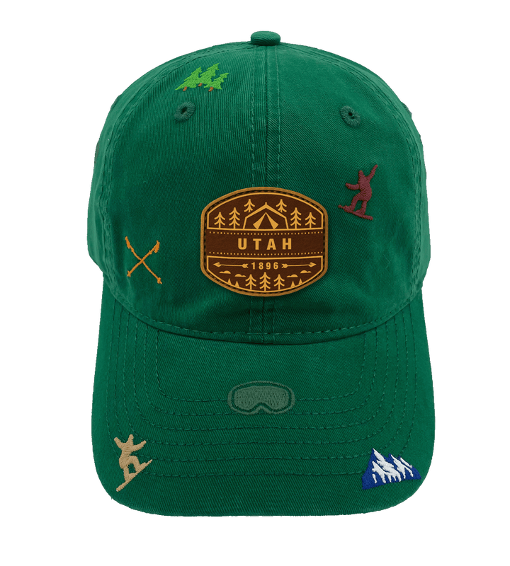 Utah Ski Adventure Baseball Cap