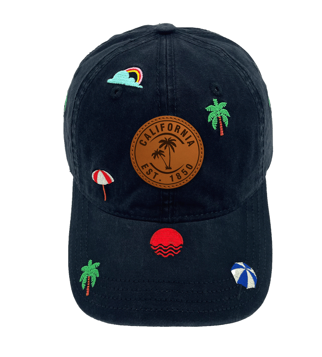 California Tropical Beach Baseball Cap