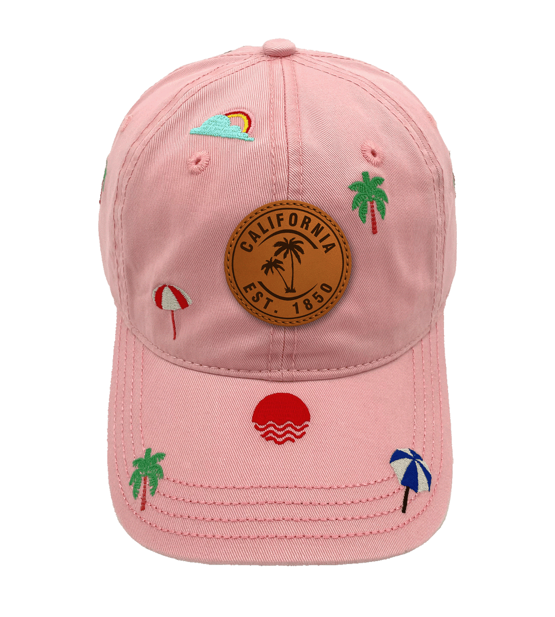 California Tropical Beach Baseball Cap