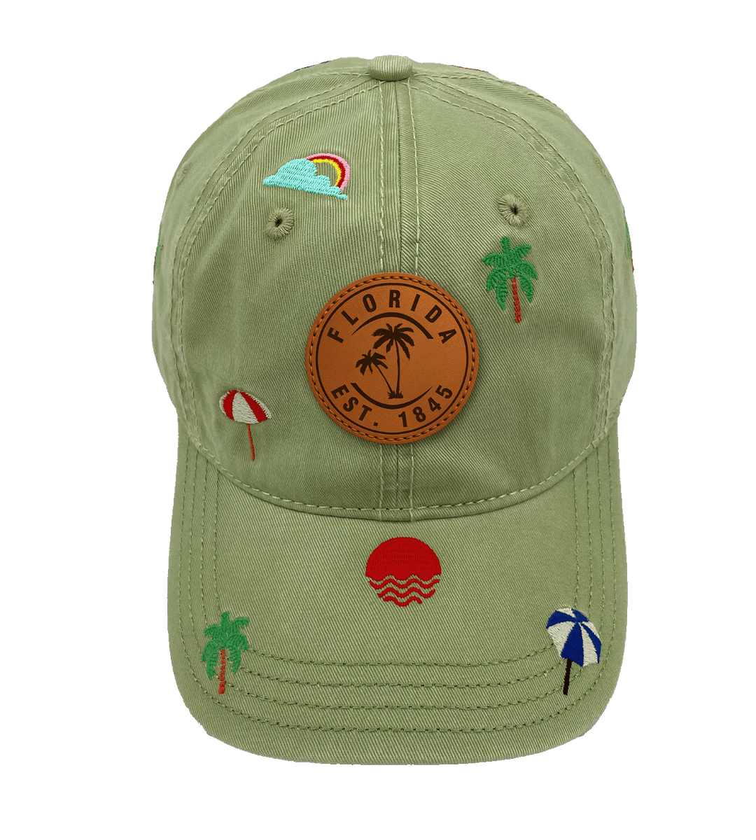 Florida Tropical Beach Baseball Cap