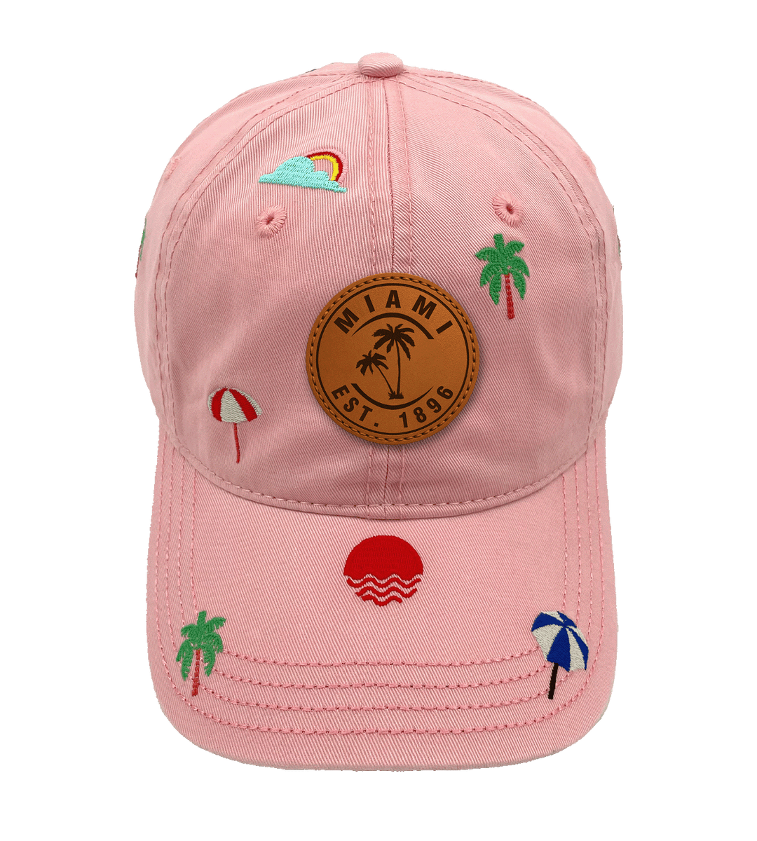 Miami Tropical Beach Baseball Cap