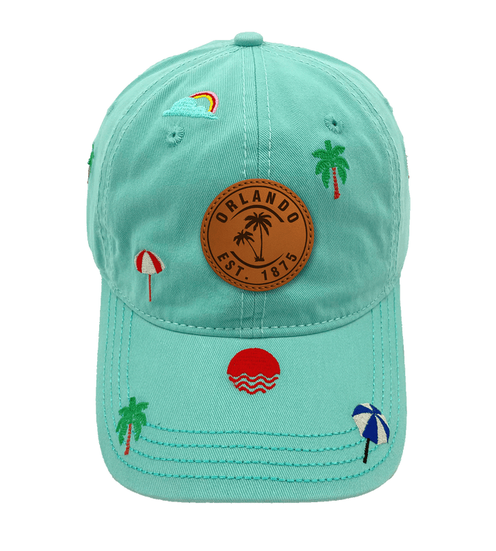 Orlando Florida Tropical Beach Baseball Cap