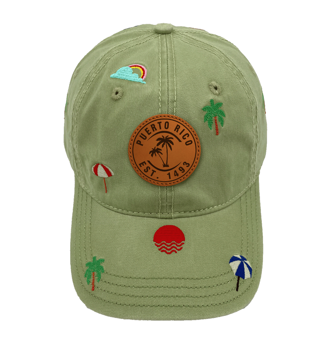 Puerto Rico Tropical Beach Baseball Cap