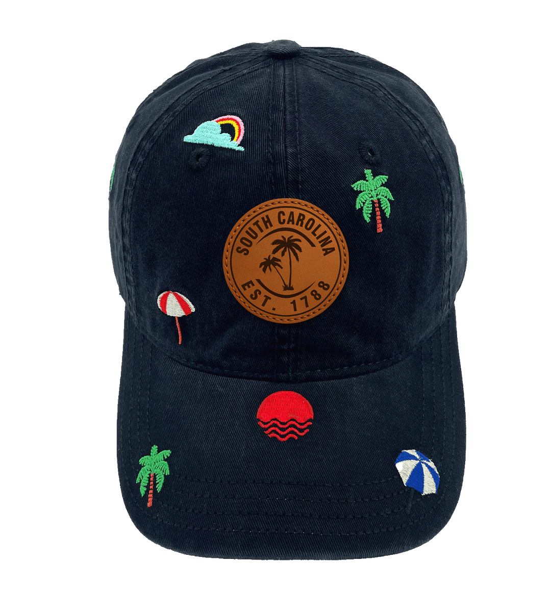 South Carolina Tropical Beach Baseball Cap