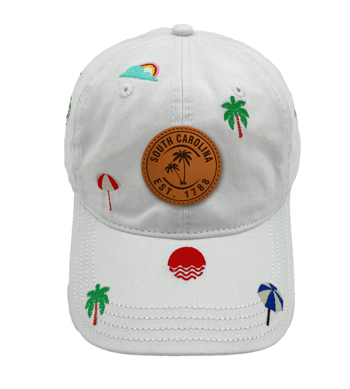 South Carolina Tropical Beach Baseball Cap