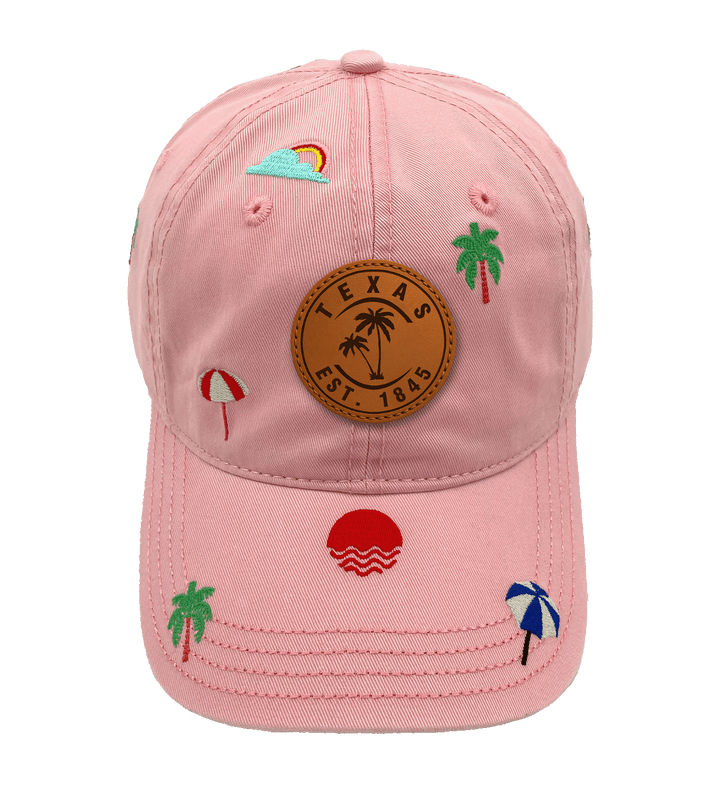 Texas Tropical Beach Baseball Cap