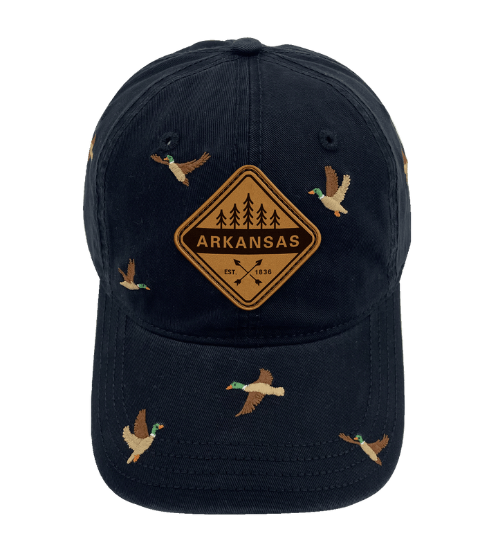 Arkansas Duck Embroidery Baseball Cap for Men Women Outdoor Adventure Gift Hat