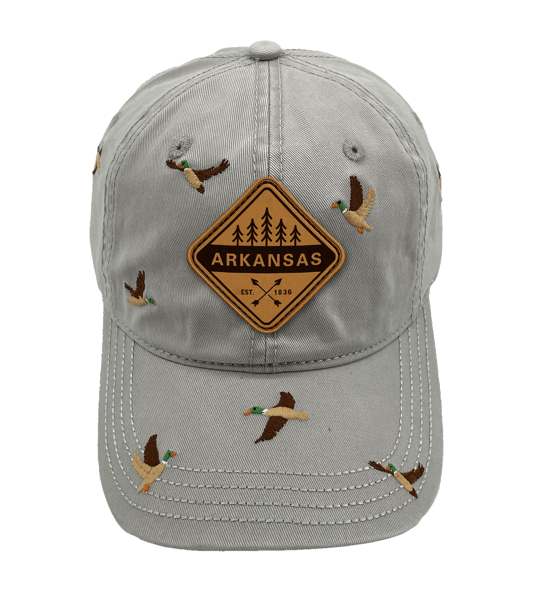 Arkansas Duck Embroidery Baseball Cap for Men Women Outdoor Adventure Gift Hat