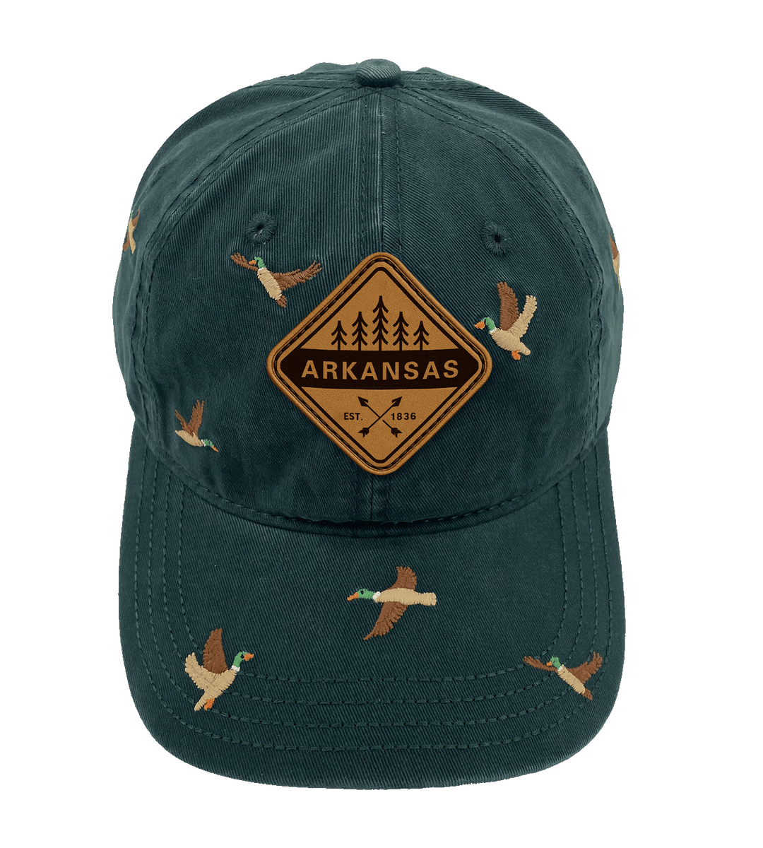 Arkansas Duck Embroidery Baseball Cap for Men Women Outdoor Adventure Gift Hat