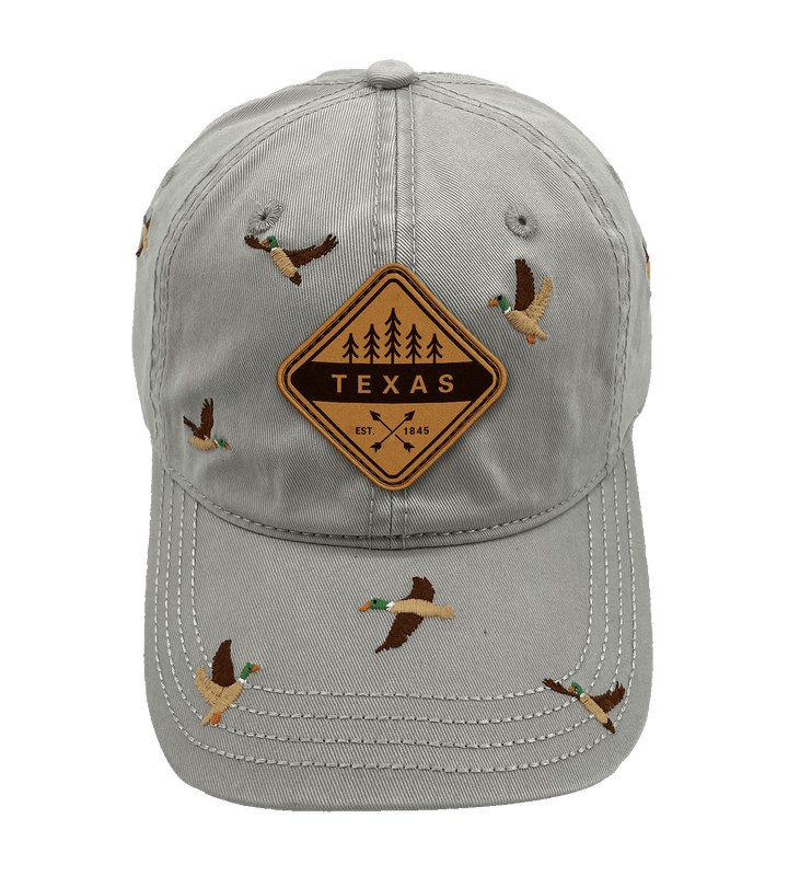 Texas Duck Embroidered Baseball Cap – Nature Wildlife Adventure Hat for Outdoor Lovers