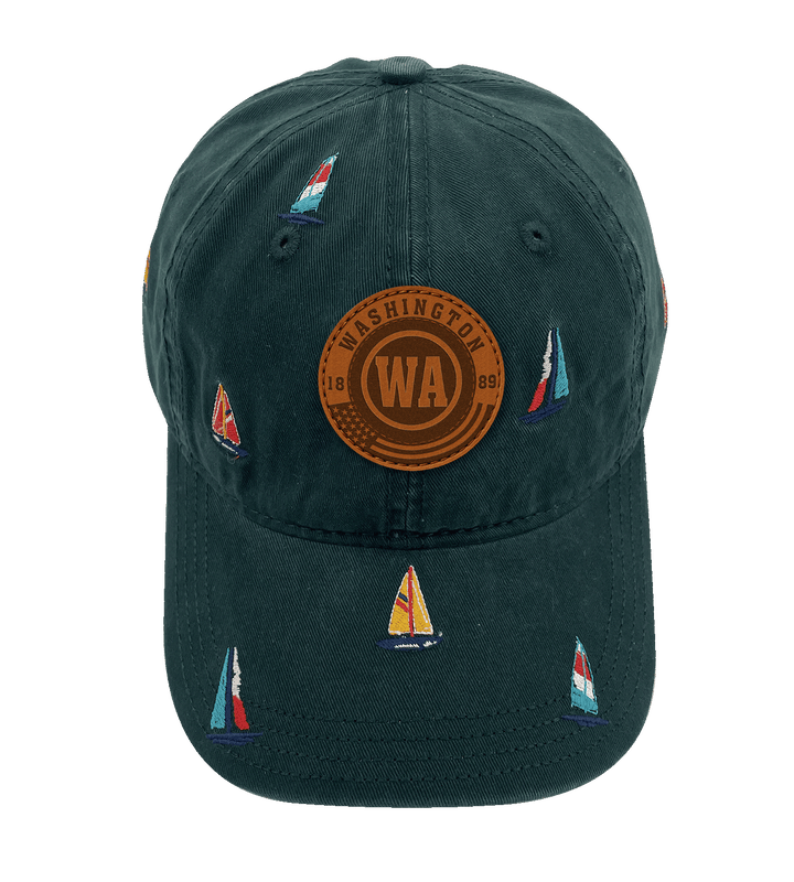 Washington State Sailing Adventure Baseball Cap