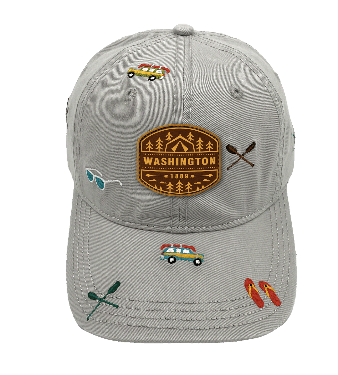 Washington Lake Life Adventure Baseball Cap