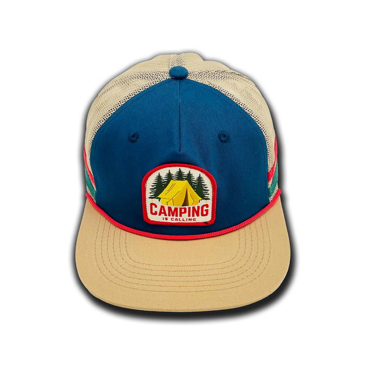 Colorblock Side Stripe Baseball Cap – Retro Outdoor Flat Brim Hat