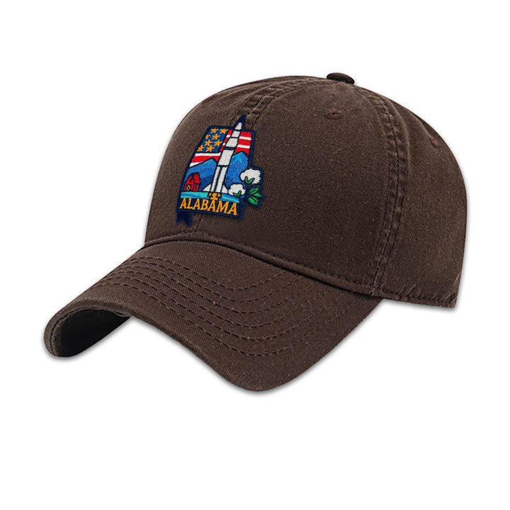 Alabama State Embroidered Patch Baseball Cap – Southern Heritage Souvenir Hat