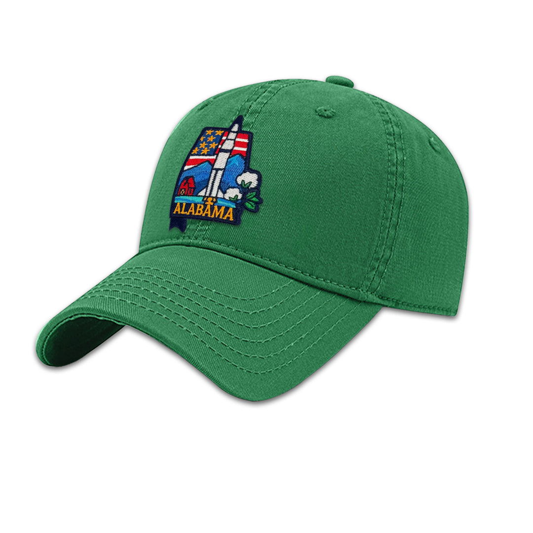 Alabama State Embroidered Patch Baseball Cap – Southern Heritage Souvenir Hat