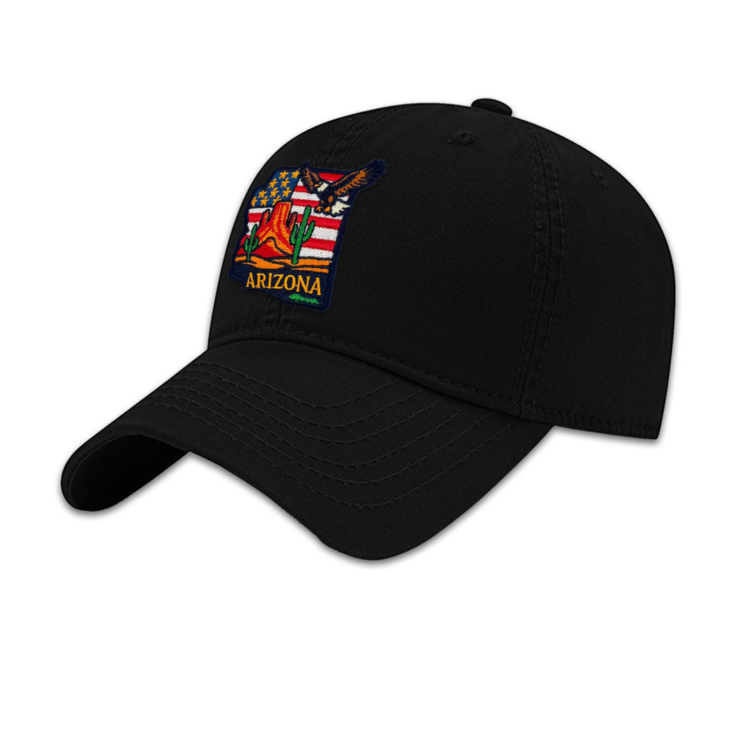 Arizona Desert Eagle Embroidered Baseball Cap – Southwest Outdoor Adventure Hat