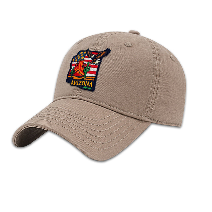 Arizona Desert Eagle Embroidered Baseball Cap – Southwest Outdoor Adventure Hat