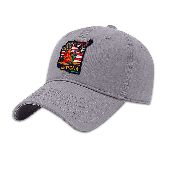 Arizona Desert Eagle Embroidered Baseball Cap – Southwest Outdoor Adventure Hat
