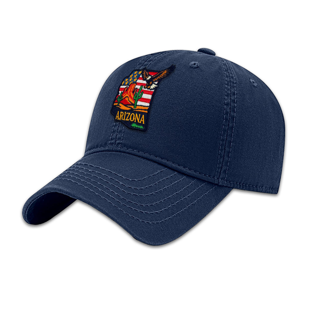 Arizona Desert Eagle Embroidered Baseball Cap – Southwest Outdoor Adventure Hat