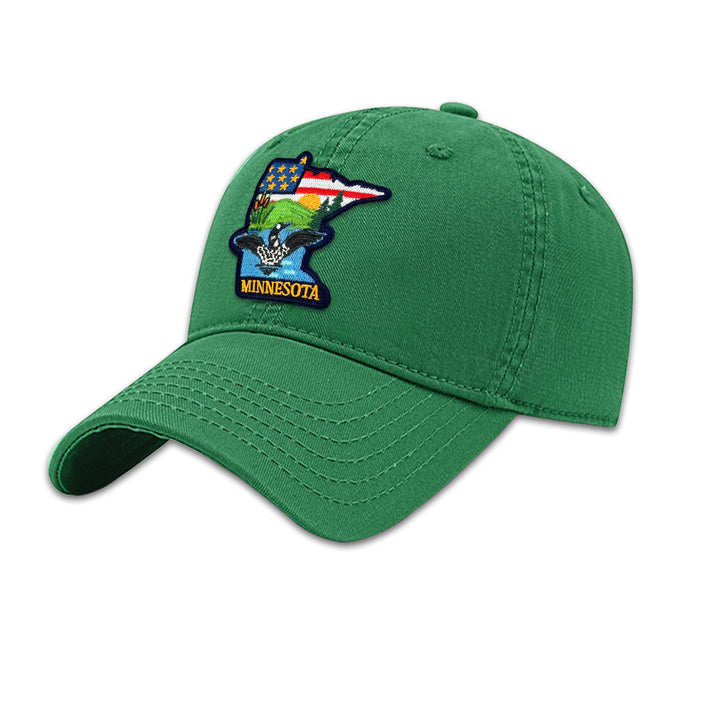 Minnesota State Embroidered Baseball Cap – Travel Souvenir Hat for Outdoor Adventures