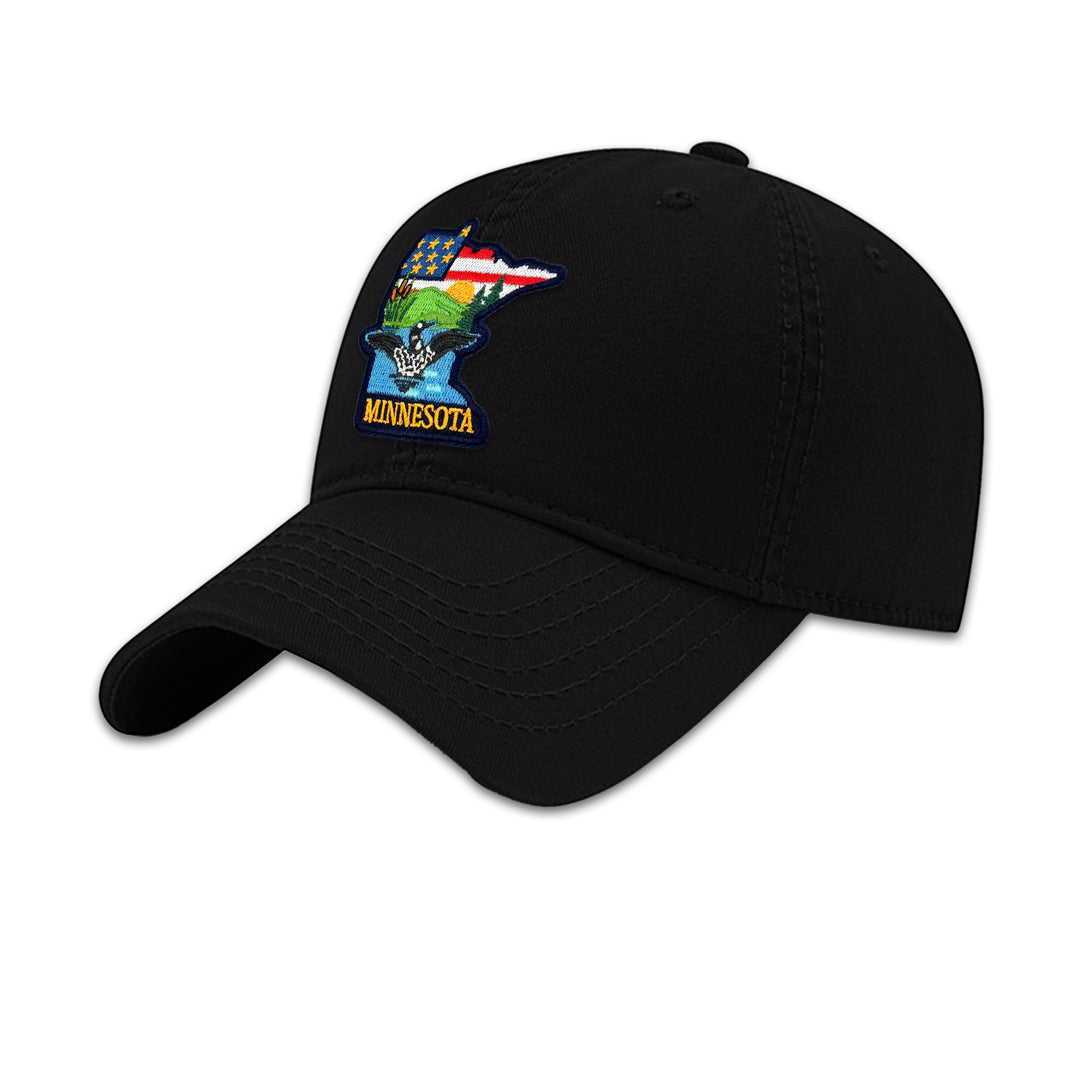 Minnesota State Embroidered Baseball Cap – Travel Souvenir Hat for Outdoor Adventures