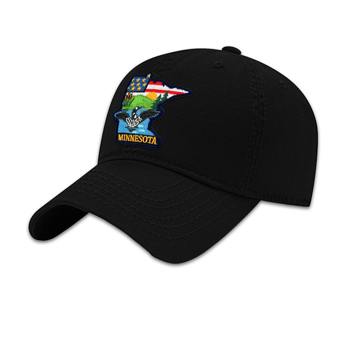 Minnesota State Embroidered Baseball Cap – Travel Souvenir Hat for Outdoor Adventures