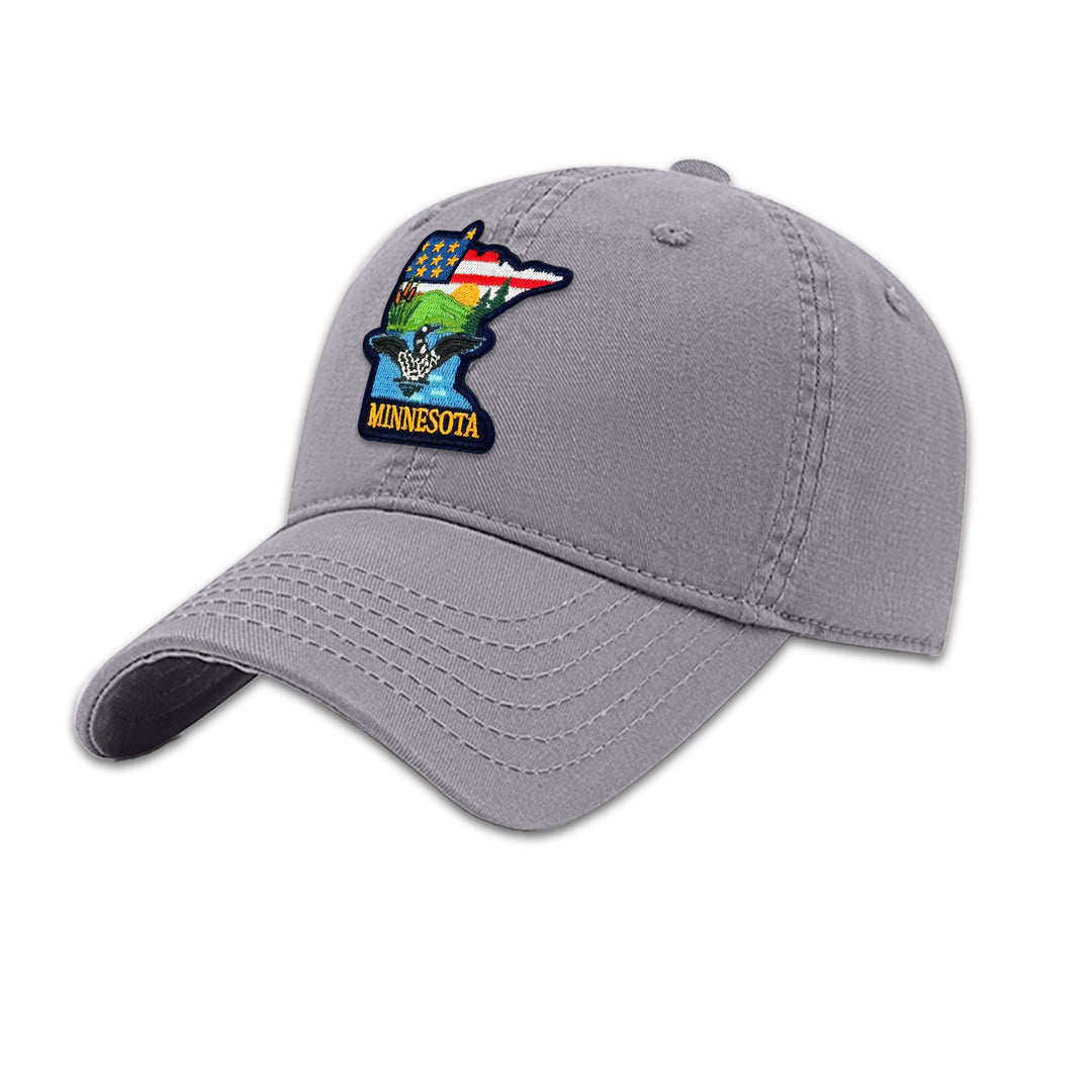 Minnesota State Embroidered Baseball Cap – Travel Souvenir Hat for Outdoor Adventures