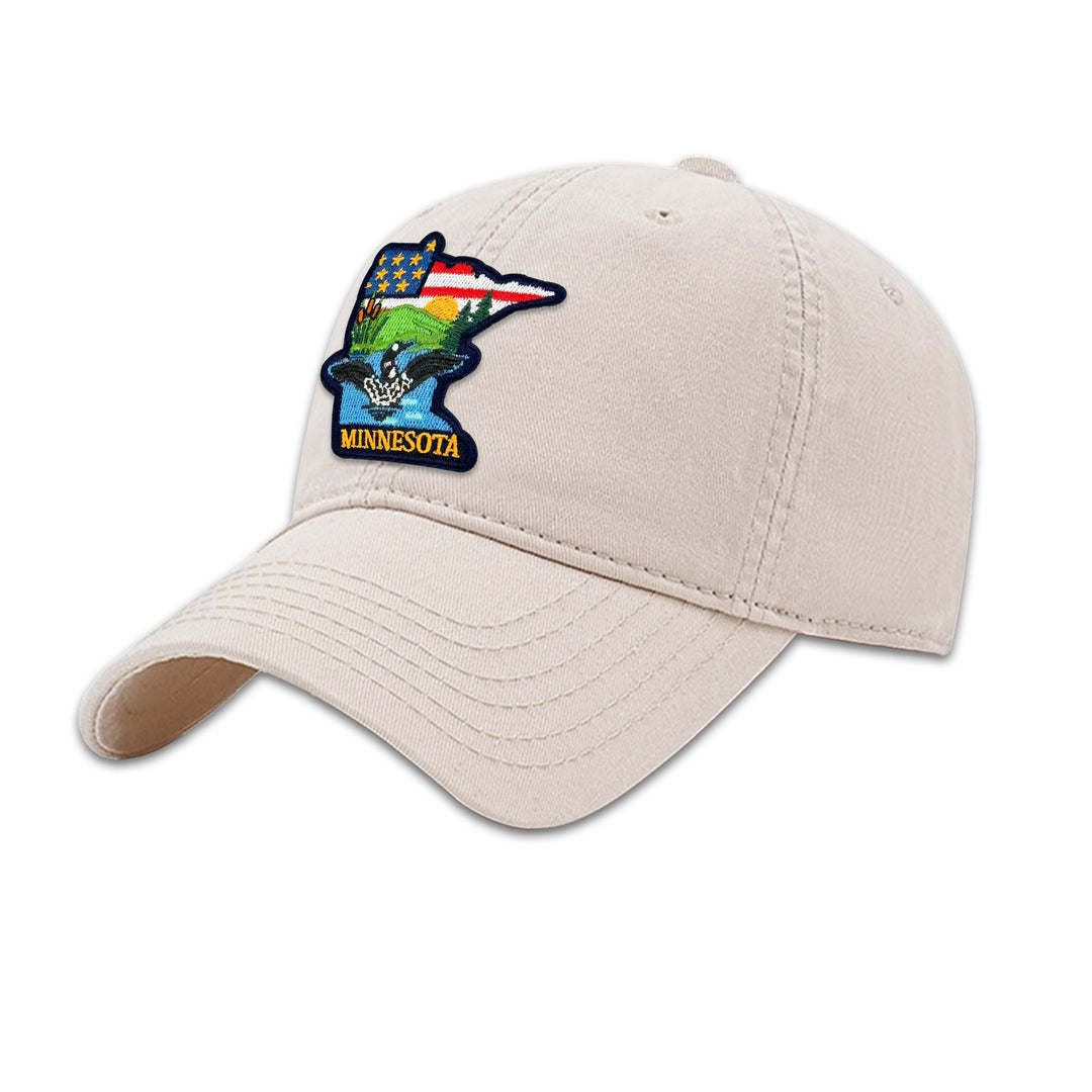 Minnesota State Embroidered Baseball Cap – Travel Souvenir Hat for Outdoor Adventures