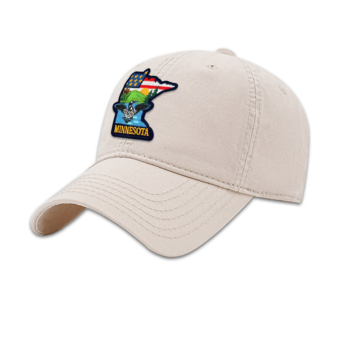 Minnesota State Embroidered Baseball Cap – Travel Souvenir Hat for Outdoor Adventures