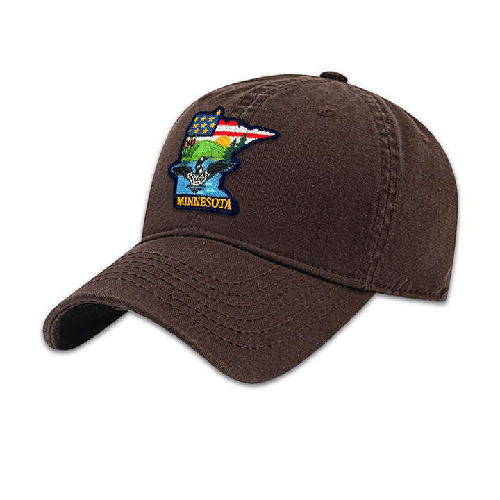 Minnesota State Embroidered Baseball Cap – Travel Souvenir Hat for Outdoor Adventures