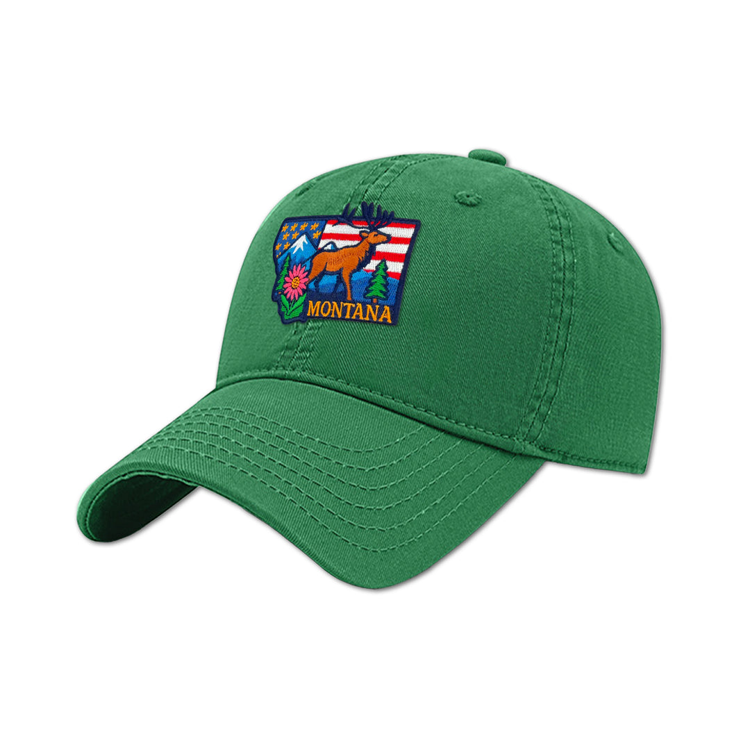 Montana Moose Mountain Baseball Cap for Outdoor Adventures