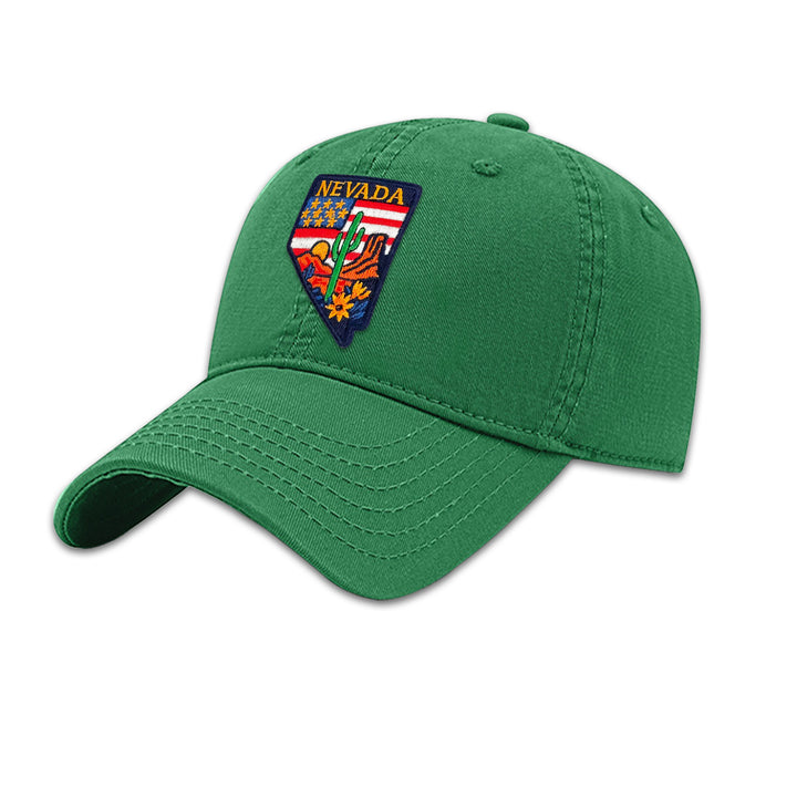 Nevada State Embroidered Patch Baseball Cap – Desert Travel Souvenir Hat