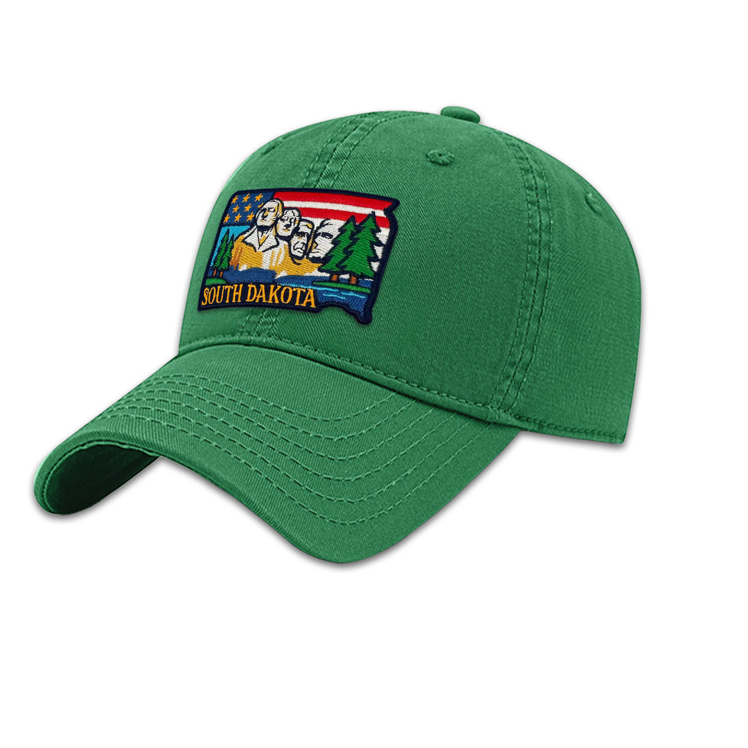 South Dakota Mount Rushmore Embroidered Patch Baseball Cap
