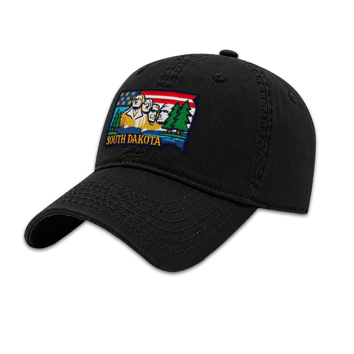 South Dakota Mount Rushmore Embroidered Patch Baseball Cap