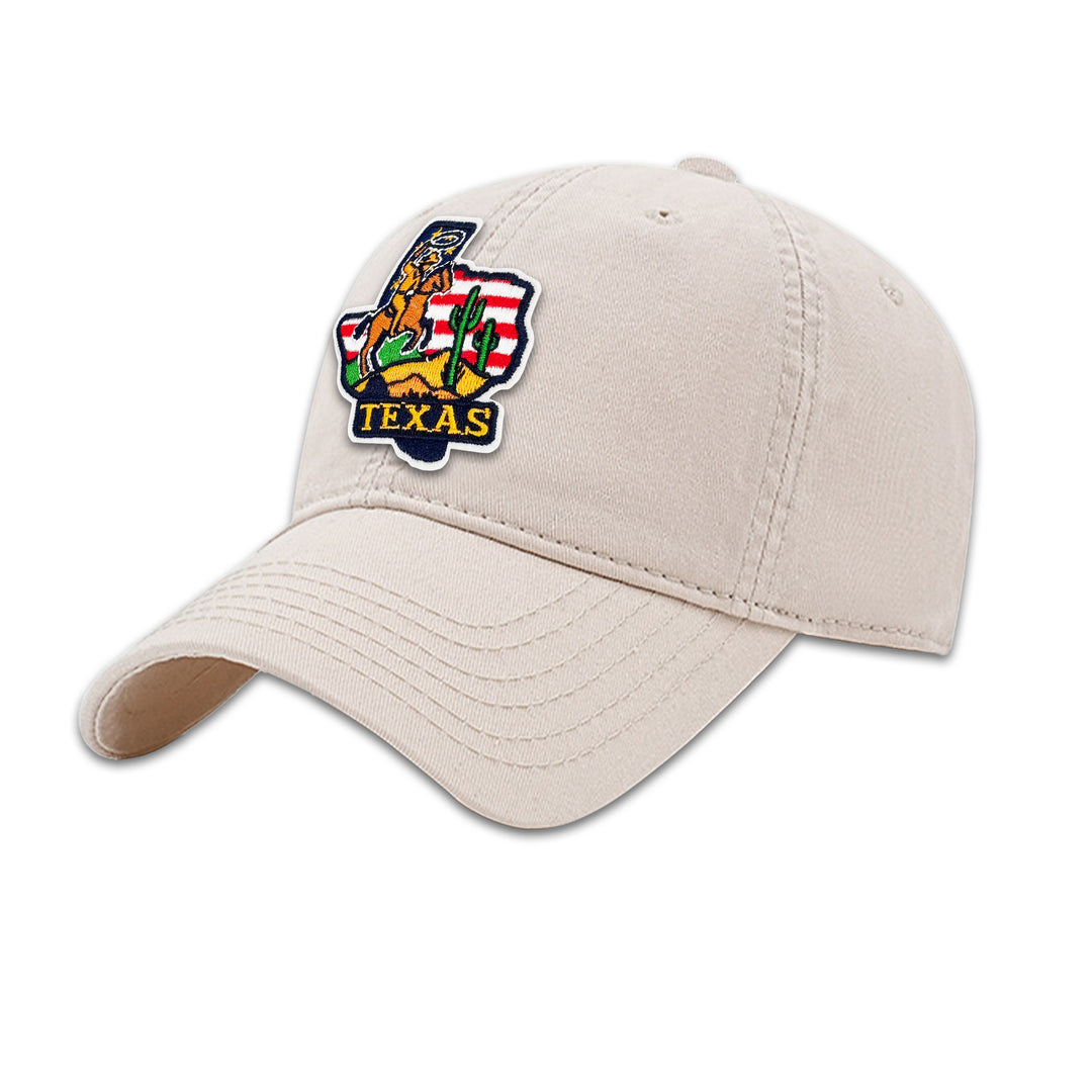 Texas State Embroidered Patch Baseball Cap – Western Travel Souvenir Hat