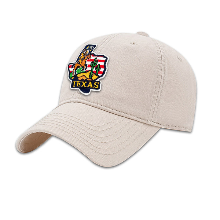 Texas State Embroidered Patch Baseball Cap – Western Travel Souvenir Hat