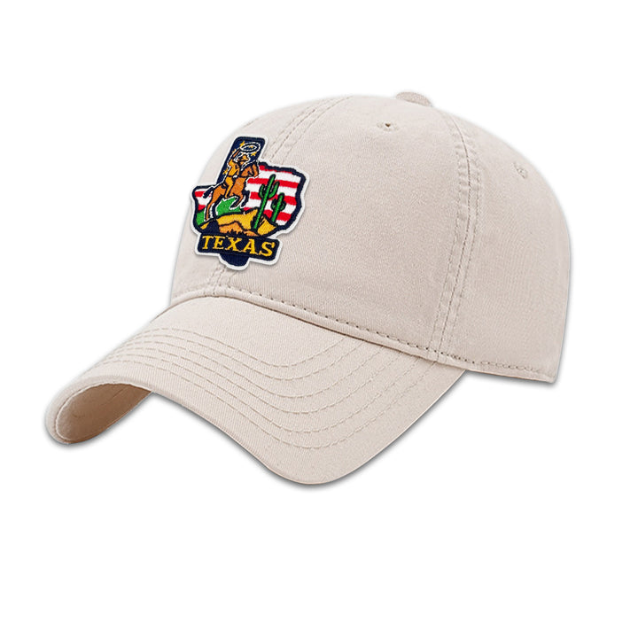 Texas State Embroidered Patch Baseball Cap – Western Travel Souvenir Hat
