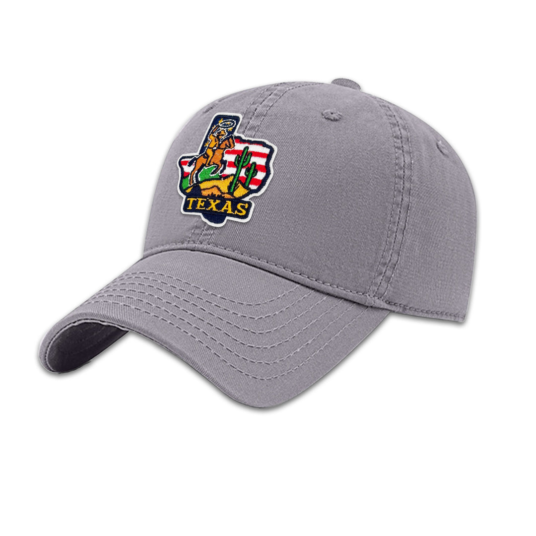 Texas State Embroidered Patch Baseball Cap – Western Travel Souvenir Hat