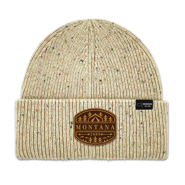 Montana Outdoor Adventure Knit Beanie for Camping & Gift Shops