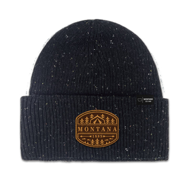 Montana Outdoor Adventure Knit Beanie for Camping & Gift Shops