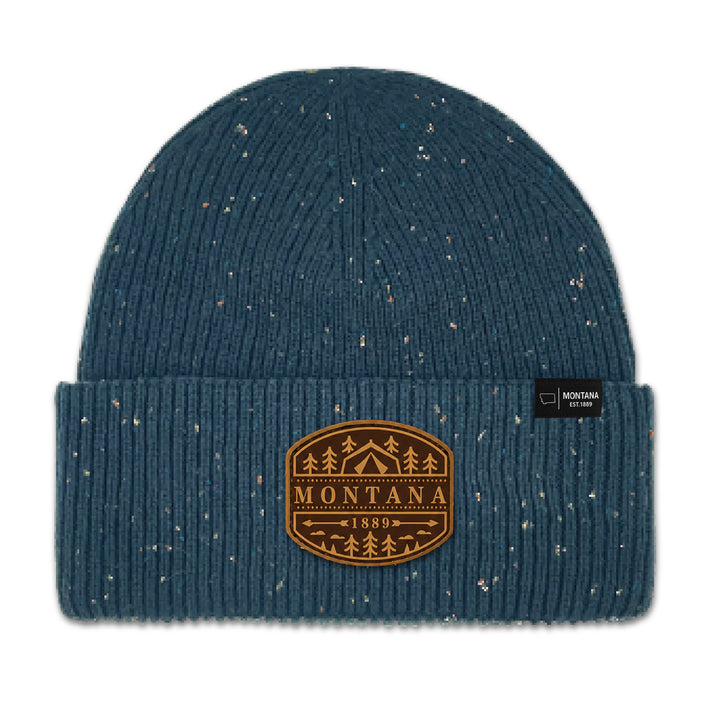 Montana Outdoor Adventure Knit Beanie for Camping & Gift Shops