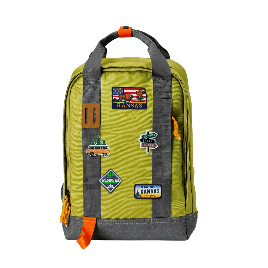 Kansas Prairie Explorer Laptop Backpack | Waterproof Travel & Outdoor Adventure Backpack for Gift Shops
